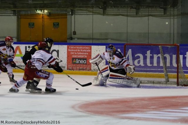 Photo hockey match Rouen - Grenoble  le 28/10/2016