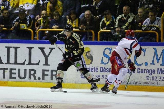 Photo hockey match Rouen - Grenoble  le 28/10/2016