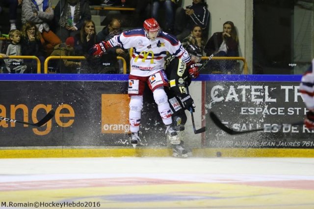 Photo hockey match Rouen - Grenoble  le 28/10/2016