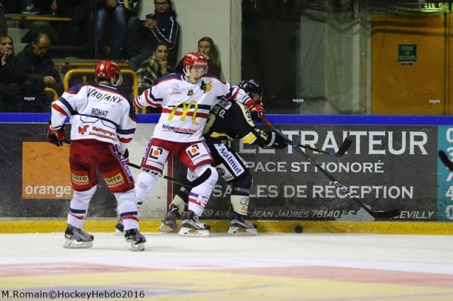 Photo hockey match Rouen - Grenoble  le 28/10/2016