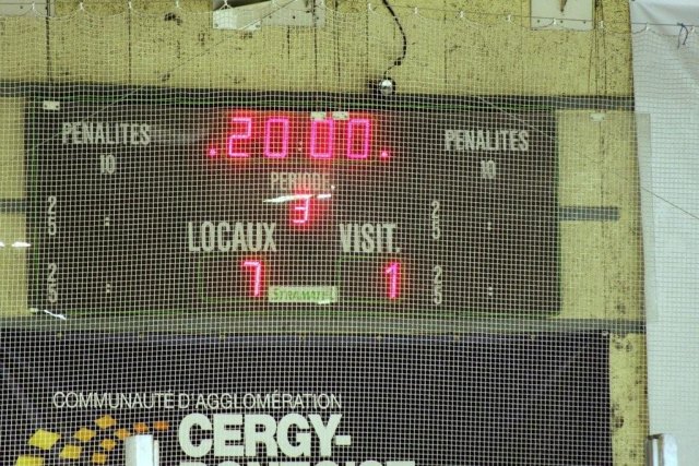 Photo hockey match Cergy-Pontoise - Nice le 31/01/2009