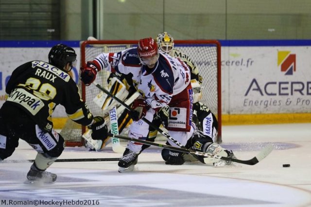 Photo hockey match Rouen - Grenoble  le 28/10/2016