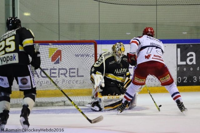 Photo hockey match Rouen - Grenoble  le 28/10/2016