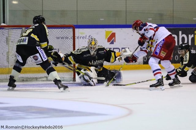 Photo hockey match Rouen - Grenoble  le 28/10/2016