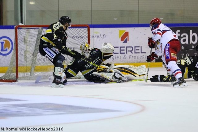 Photo hockey match Rouen - Grenoble  le 28/10/2016