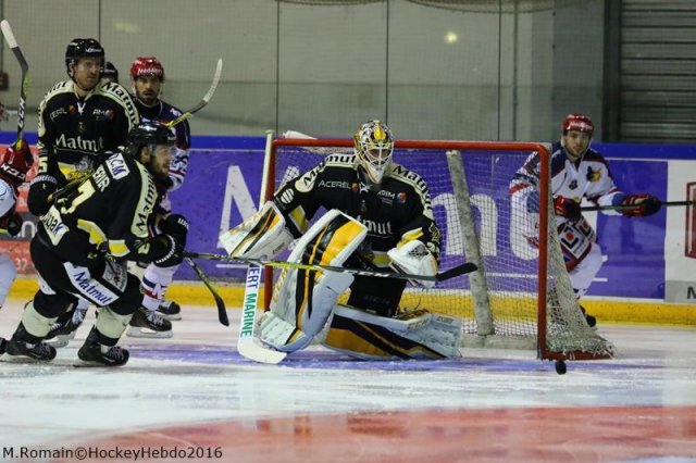 Photo hockey match Rouen - Grenoble  le 28/10/2016