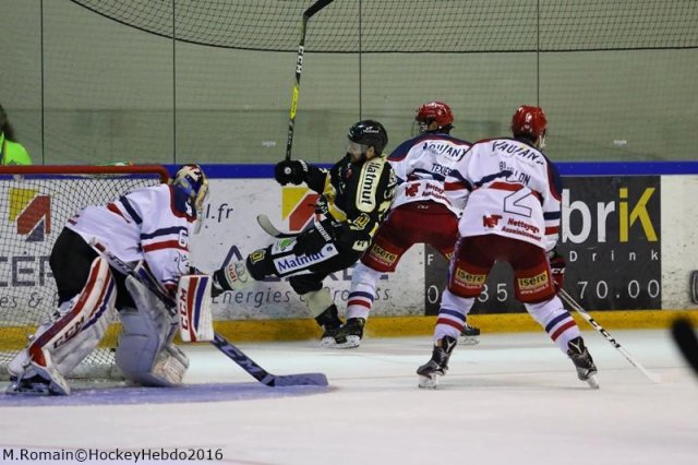 Photo hockey match Rouen - Grenoble  le 28/10/2016