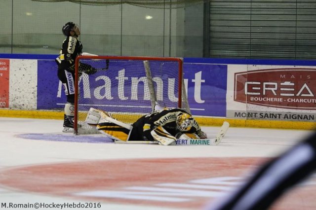 Photo hockey match Rouen - Grenoble  le 28/10/2016