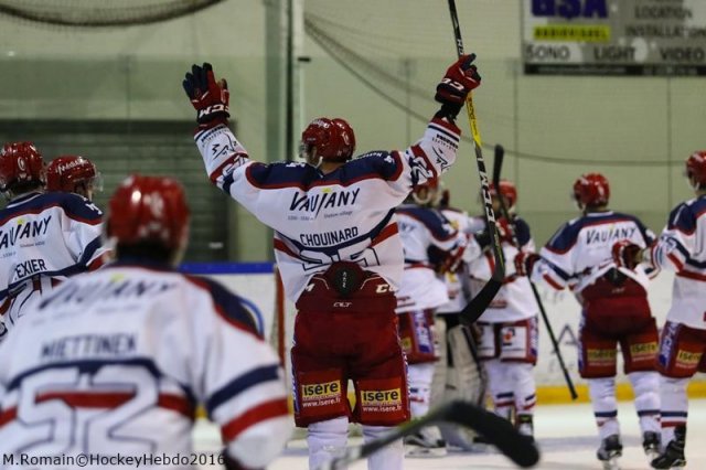 Photo hockey match Rouen - Grenoble  le 28/10/2016