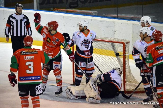 Photo hockey match Mont-Blanc - Montpellier  le 29/10/2016