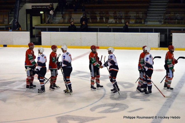 Photo hockey match Mont-Blanc - Montpellier  le 29/10/2016