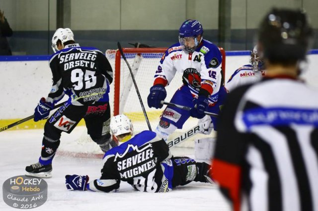 Photo hockey match Courchevel-Méribel-Pralognan - Mulhouse le 29/10/2016