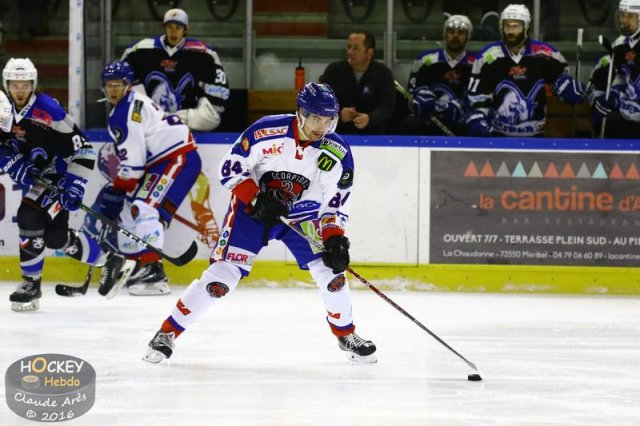 Photo hockey match Courchevel-Méribel-Pralognan - Mulhouse le 29/10/2016