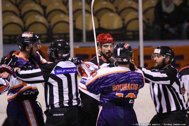 Photo hockey match Clermont-Ferrand - Neuilly/Marne le 29/10/2016