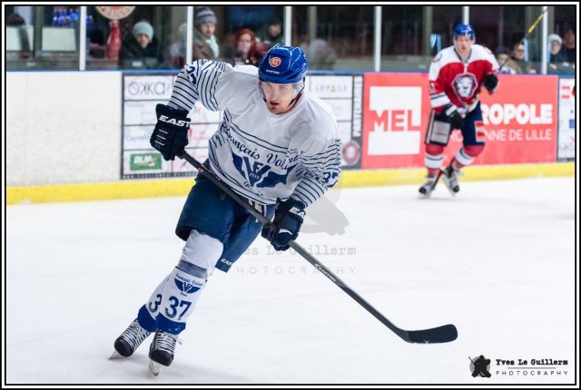 Photo hockey match Wasquehal Lille - Paris (FV) le 05/11/2016