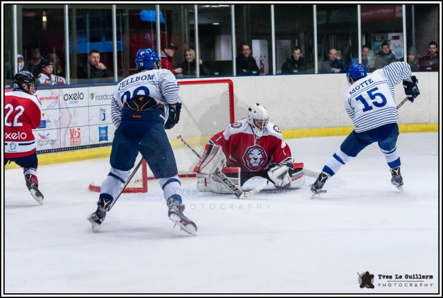 Photo hockey match Wasquehal Lille - Paris (FV) le 05/11/2016