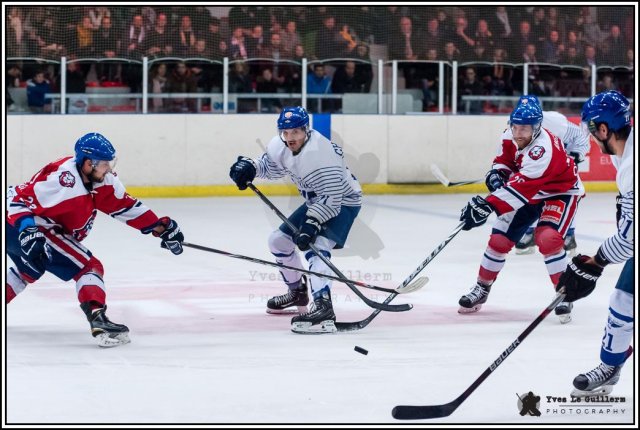 Photo hockey match Wasquehal Lille - Paris (FV) le 05/11/2016