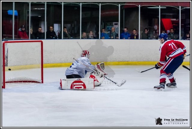 Photo hockey match Wasquehal Lille - Paris (FV) le 05/11/2016