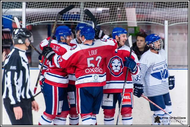 Photo hockey match Wasquehal Lille - Paris (FV) le 05/11/2016