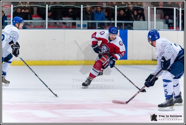 Photo hockey match Wasquehal Lille - Paris (FV) le 05/11/2016