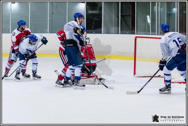 Photo hockey match Wasquehal Lille - Paris (FV) le 05/11/2016