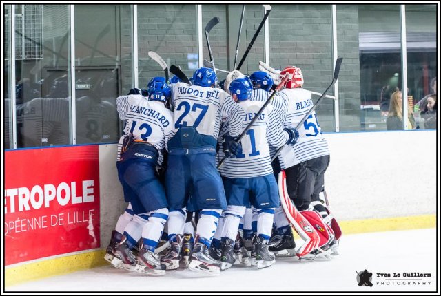 Photo hockey match Wasquehal Lille - Paris (FV) le 05/11/2016