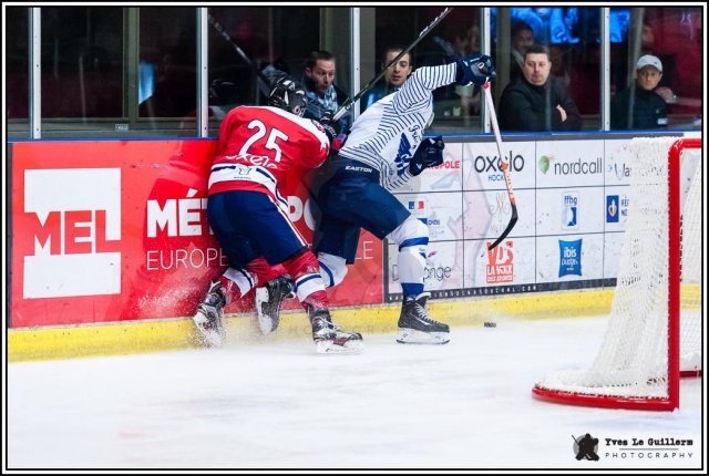 Photo hockey match Wasquehal Lille - Paris (FV) le 05/11/2016