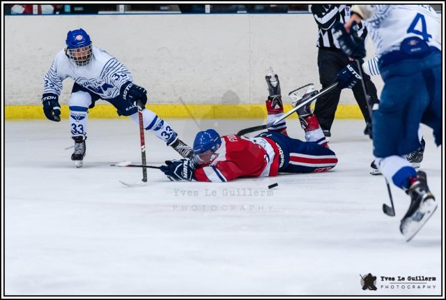 Photo hockey match Wasquehal Lille - Paris (FV) le 05/11/2016
