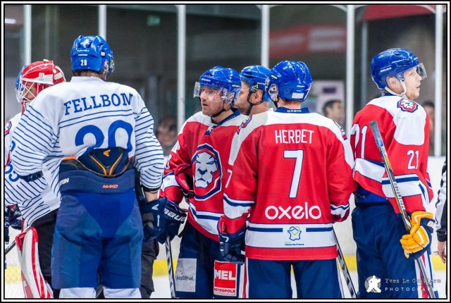 Photo hockey match Wasquehal Lille - Paris (FV) le 05/11/2016