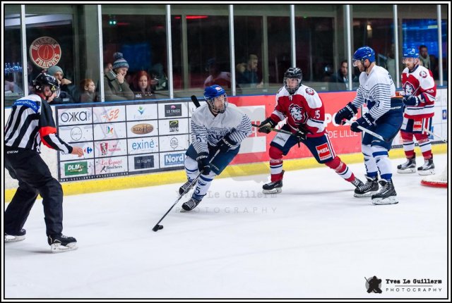 Photo hockey match Wasquehal Lille - Paris (FV) le 05/11/2016