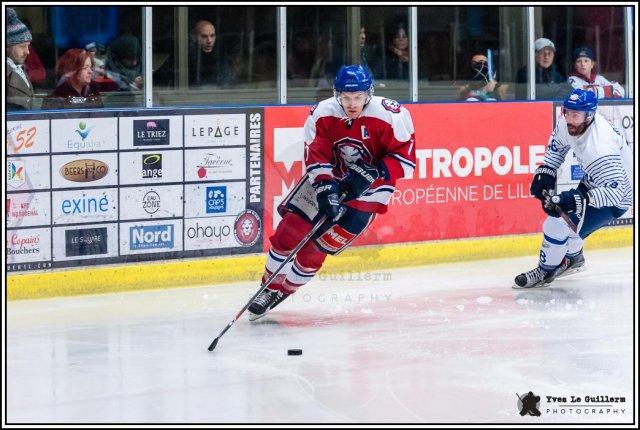 Photo hockey match Wasquehal Lille - Paris (FV) le 05/11/2016