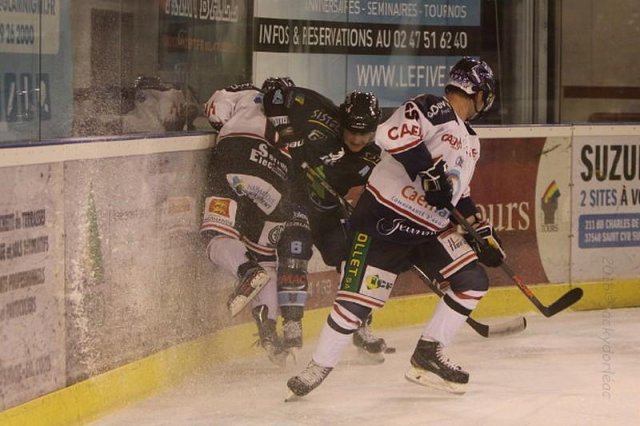 Photo hockey match Tours  - Caen  le 05/11/2016