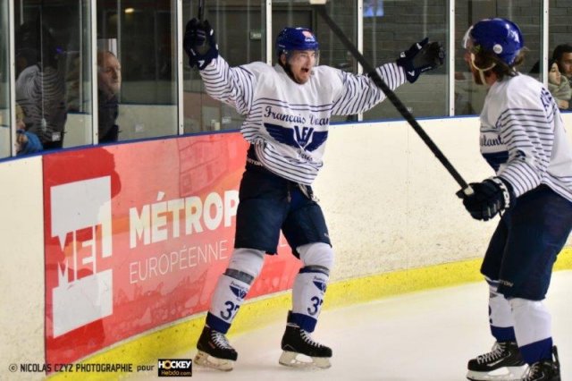 Photo hockey match Wasquehal Lille - Paris (FV) le 05/11/2016