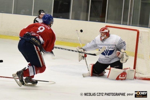 Photo hockey match Wasquehal Lille - Paris (FV) le 05/11/2016