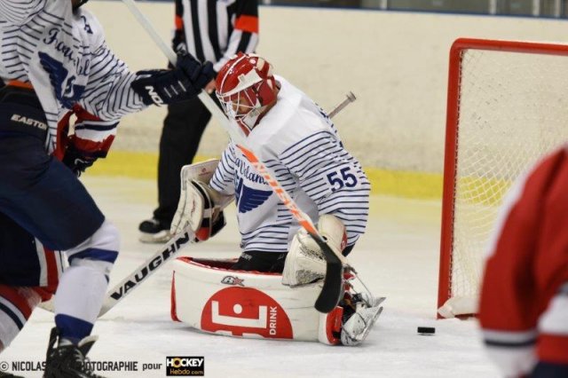 Photo hockey match Wasquehal Lille - Paris (FV) le 05/11/2016