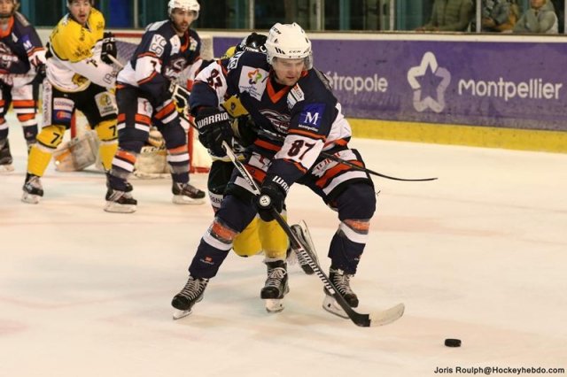 Photo hockey match Montpellier  - Roanne le 05/11/2016