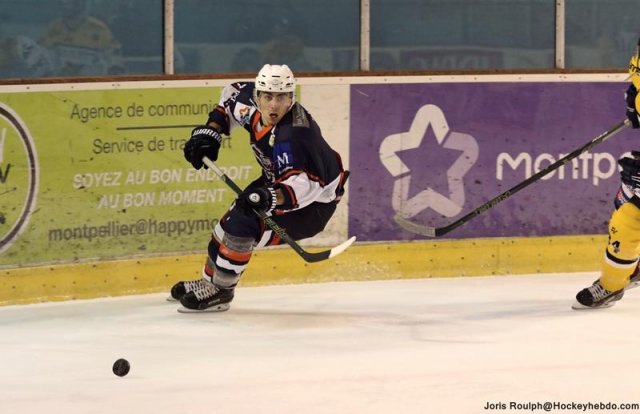 Photo hockey match Montpellier  - Roanne le 05/11/2016