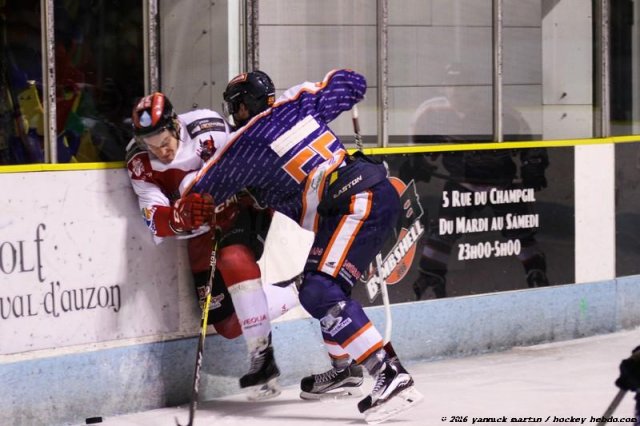 Photo hockey match Clermont-Ferrand - Briançon  le 10/11/2016