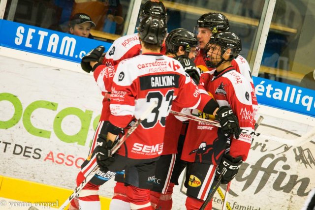 Photo hockey match Chamonix / Morzine - Amiens  le 11/11/2016