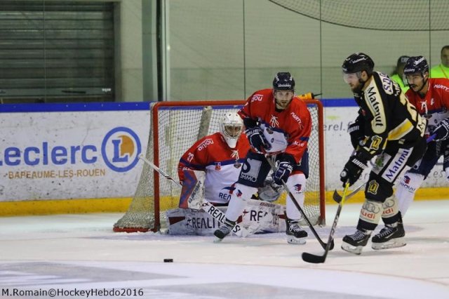 Photo hockey match Rouen - Angers  le 11/11/2016