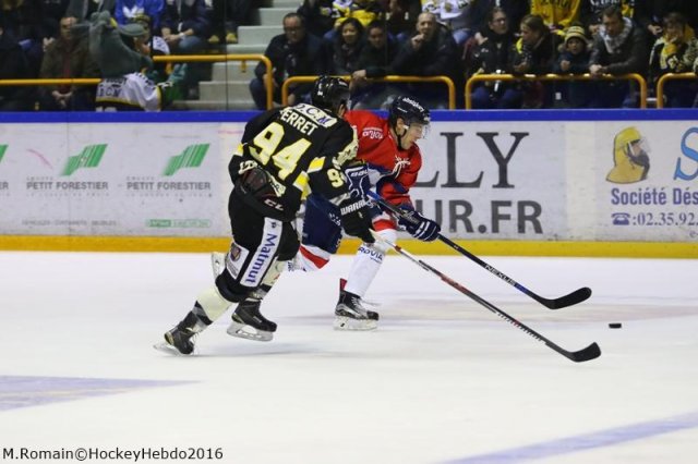 Photo hockey match Rouen - Angers  le 11/11/2016