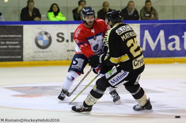 Photo hockey match Rouen - Angers  le 11/11/2016