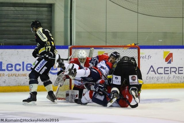 Photo hockey match Rouen - Angers  le 11/11/2016