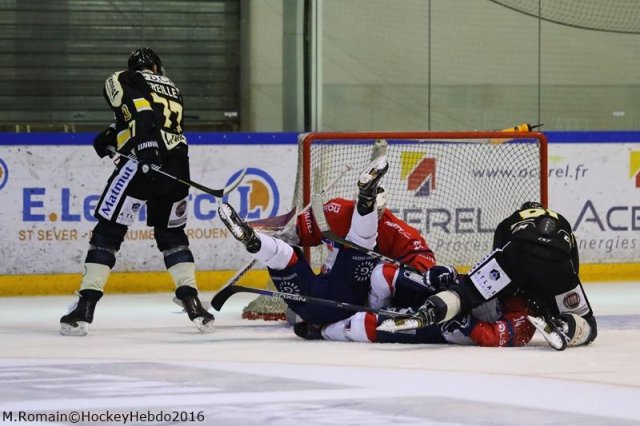Photo hockey match Rouen - Angers  le 11/11/2016