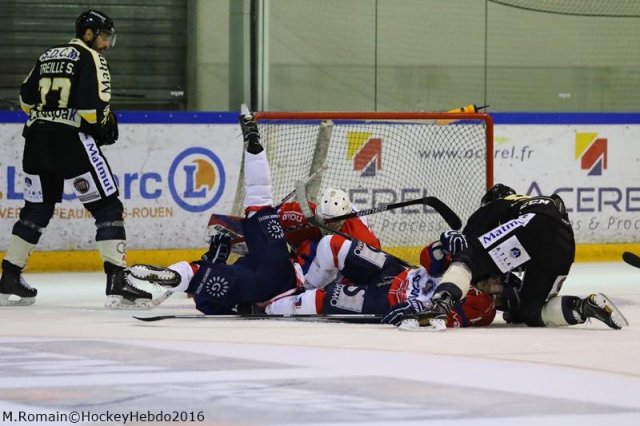 Photo hockey match Rouen - Angers  le 11/11/2016