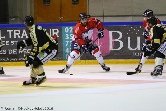 Photo hockey match Rouen - Angers  le 11/11/2016