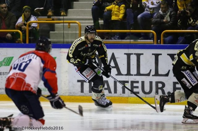 Photo hockey match Rouen - Angers  le 11/11/2016