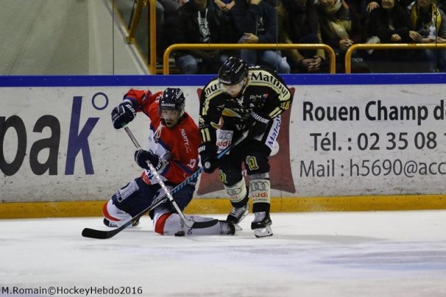 Photo hockey match Rouen - Angers  le 11/11/2016