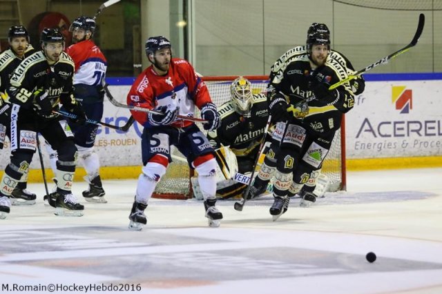Photo hockey match Rouen - Angers  le 11/11/2016