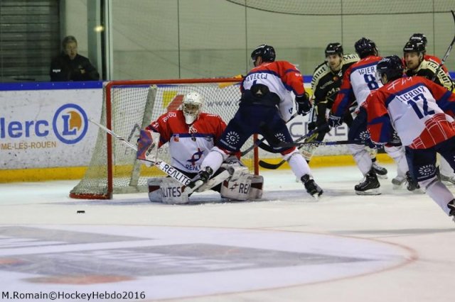 Photo hockey match Rouen - Angers  le 11/11/2016